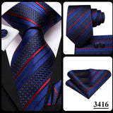 Hi-Tie – Cravate de mariage en soie violette unie à motif cachemire pour homme, ensemble de qualité avec boutons de manchette et mouchoir, cadeau tendance, livraison directe