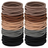 10/30/50Pcs No Damage Elastics Rubber Bands Hair Ties For Thick Curly Hair Ponytail Holders Hair Elastic Band Men Women Girls