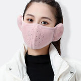 Winter Warm Face Mask With Earmuffs Motorcycle Cycling Ski Mask Women Men Hiking Riding Masks Sports Thermal Headwear Windproof