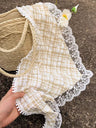 1 foulard triangulaire en dentelle rétro des années 1950, foulard brodé en dentelle, bandana floral au crochet pour femmes et filles