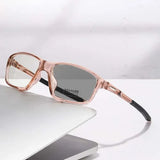 Ultra Light Blue Light Blocking Myopia Glasses Fashion Outdoor Color Changing Sports Near Sight Eyewear Photochromic Eyeglasses