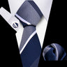 Men Neckties Tie Classic Handkerchiefs Plaid Necktie Cufflinks For Men Blouse Business Wedding Accessories Woman Collar Man Gift