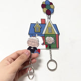 Anime Cane Frederisk Cosplay Keychain Refrigerator Sticker Cartoon Acrylic Couple Pendant Key Chain Accessory Halloween Keyring