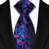 Cravate classique en cachemire pour homme, motif floral de luxe, motif à pois, 8 cm, jacquard, pour homme, pour affaires, mariage, fête, accessoire de tous les jours
