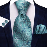 Hi-Tie Cravate de mariage en soie pour homme, motif cachemire, couleur unie, rose, corail, design tendance, qualité, mouchoir, bouton de manchette, fête d'affaires