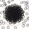 Lot de 100 élastiques à cheveux pour bébé, 36 élastiques multicolores de 2 cm de diamètre, sans plis, en caoutchouc, pour queue de cheval, petits et fins