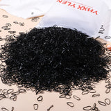 500/1000/2000pcs Girls Black Disposable Rubber Band Hair Ties Headband Children Ponytail Holder Bands Kids Hair Accessories