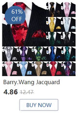Ensemble élégant de cravates et boutons de manchette en soie à fleurs multiples pour homme, cravate jacquard à fleurs pour mariage, entreprise, fête, événement, Barry.Wang