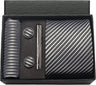 Classic 100% Silk Men's Ties In Gift box 8cm Plaid Dot Striped Business Necktie Handkerchief Cufflinks Wedding Party Tie Set