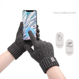 Gants chauds pour hommes 2023, nouveaux gants d'hiver à écran tactile et gants en polaire, gants tricotés en laine chaude et froide