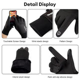 Winter Waterproof Women's Gloves Touchscreen Windproof Sports Fishing Driving Motorcycle Ski Non-slip Warm Cycling Men Gloves
