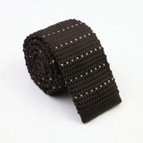 Cravates classiques en tricot pour hommes, cravates décontractées, à pois, à carreaux, pour loisirs, chaudes, pour affaires, mariage, largeur 6 cm