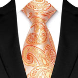 Cravate classique en cachemire pour homme, motif floral de luxe, motif à pois, 8 cm, jacquard, pour homme, pour affaires, mariage, fête, accessoire de tous les jours