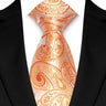 Cravate classique en cachemire pour homme, motif floral de luxe, motif à pois, 8 cm, jacquard, pour homme, pour affaires, mariage, fête, accessoire de tous les jours