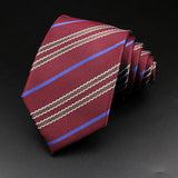 Cravate rayée pour homme, motif cachemire floral, marron et gris, idéale pour les loisirs, les affaires, le quotidien, les mariages, les fêtes, les accessoires, cadeau