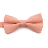 High Quality Mens Solid Color Bowtie Set For Men Children Wedding Party Dinner Accessory Pink Orange Father-son Bow Tie Gift