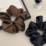 1 chouchou en satin de soie pour femme, accessoire pour cheveux coréens, élastique pour queue de cheval
