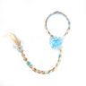 Girls Pink Blue Purple Flower Weaving Braid Headband Kids Princess Dress Up Hair Accessories Aurora Elsa Sofia Rapunzel Wig