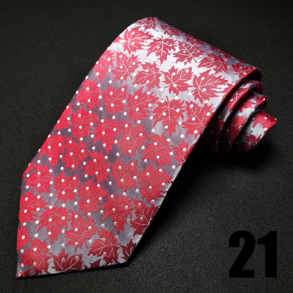 EASTEPIC Cravates de 10 cm de large pour hommes en costumes d'affaires Cravate pour hommes Accessoire Jacquard Impression de qualité Pure Soie Fête de mariage