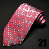 EASTEPIC Cravates de 10 cm de large pour hommes en costumes d'affaires Cravate pour hommes Accessoire Jacquard Impression de qualité Pure Soie Fête de mariage