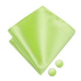 Hi-Tie Jacquard Silk Nœud papillon pour homme, ensemble de boutons de manchette et mouchoir, nœud papillon pré-noué, noir, blanc, gris, bleu, rouge, vert, rose, violet