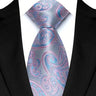 Cravate classique en cachemire pour homme, motif floral de luxe, motif à pois, 8 cm, jacquard, pour homme, pour affaires, mariage, fête, accessoire de tous les jours