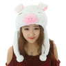 Soft Plush Animal Hat Moving Ears Hat Headgear Ears Airbag Cap Ear Protection Earmuff Funny Toys Neck Warmer Winter Warmer