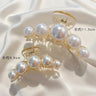 Simulated Pearl Hair Claws for Women Korean Acrylic Hair Clips Girls Large Size Barrette Shark Clip Fashion Hair Accessories