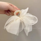 Pince à cheveux en maille pour femme, élégante, en forme de nœud, accessoire pour cheveux, cadeau idéal
