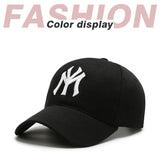 Casquettes de baseball à broderies tendance pour femmes et hommes, casquettes snapback, visières, chapeau de soleil, unisexe, réglables, en coton