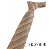 Nouvelles cravates rayées pour hommes et femmes, cravates en coton pour fêtes, affaires, cravates classiques à carreaux, cadeaux pour mariés