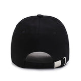 Casquette de baseball noire pour homme et femme, ajustable, en coton, style décontracté, pour l'été