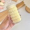 50/10Pcs New Korean Woman Big Elegant Elastics Hair Band Solid Color Scrunchies Hair Ties Ladies Ponytail Hold Hair Accessories
