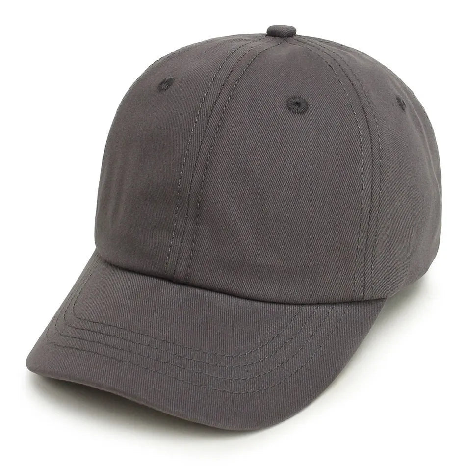 Casquettes pour enfants, couleur unie, en coton respirant, à rabat, ajustable, pour bébés, filles, été, de 1 à 5 ans