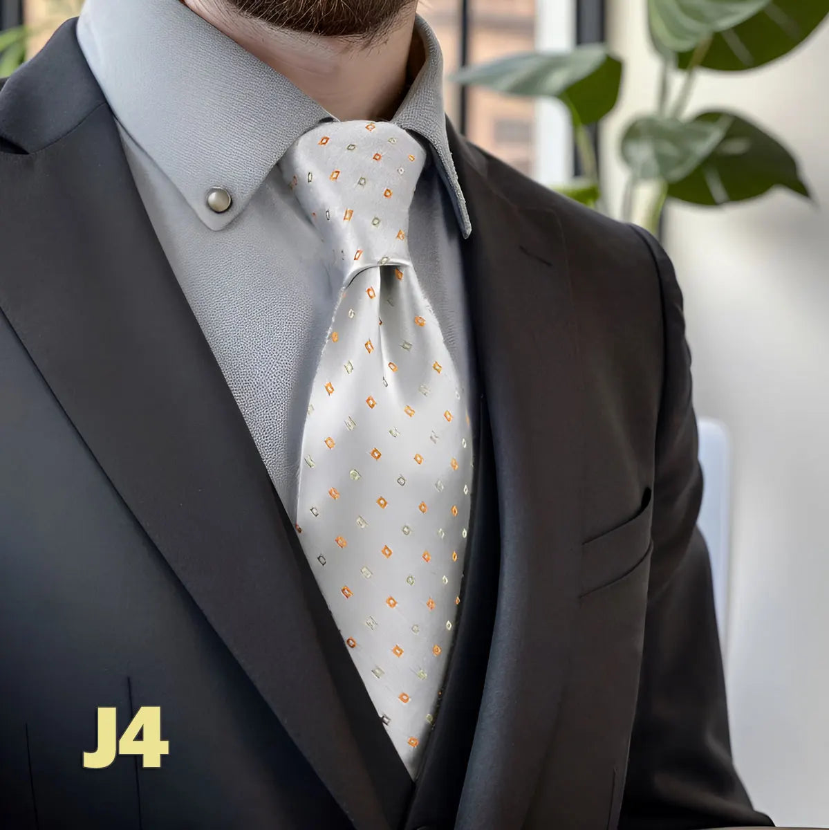 Cravates classiques jaunes et marron pour hommes, tenue de soirée, mariage, école, livraison directe