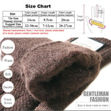 Gants tricotés d'hiver pour hommes, écran tactile, haute qualité, épais, chauds, en laine et cachemire, solides, pour l'automne et l'hiver