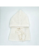 Winter Balaclava Hat for Men&Women Knitted Hooded Cap Outdoor Windproof Drawstring Hat One-Piece Neck Beanie Capofficial website