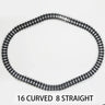 Straight train tracks Curved accessories car blocks Building Sets DIY 10-100 pcs kids toys moc bricks City switch rail crossing