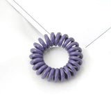 High Elasticity Telephone Coil Hairbands Women Spiral Hair Ties Girl Hair Ring Rope Solid Color Hair Accessories Ponytail Holder