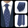 Cravates élégantes à pois pour hommes LYL 7 cm, cravate de luxe avec imprimé géométrique, cadeau pour invités, accessoires de festival pour gentleman