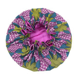 Bonnet de nuit double épaisseur en satin soyeux pour femme, grand bonnet réversible doublé de satin, couvre-chef pour la nuit, accessoires pour cheveux