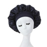 Lot de 2 bonnets en satin à larges bords en imitation soie pour femme, couvre-chefs à bande élastique