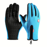 Gants de cyclisme d'extérieur, pour plus de chaleur et antidérapants en automne et en hiver