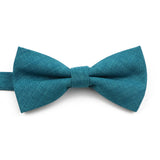 High Quality Mens Solid Color Bowtie Set For Men Children Wedding Party Dinner Accessory Pink Orange Father-son Bow Tie Gift