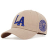 Casquette de baseball unisexe avec lettres brodées LA, ajustable, décontractée, pour le printemps et l'automne, pour l'extérieur, avec protection solaire