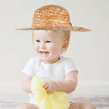 Children's Straw Hat Western Party Decorations Kids Hats Summer Beach Themed Favors with Brim