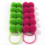 10Pcs/lot Grosgrain Ribbon Pigtail Hair Bows Elastic Hair Ties Hair Bands Holders Girls Baby Hair Accessories for Baby Infants
