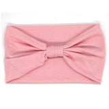 Headwrap Solid Color Knot Wide Headbands for Women Soft Cotton Sports Elastic Hair Bands Accessories Yoga Bandana Bandage