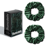 2PCS 3.5CM Mulberry Silk Scrunchies Women Grils Hair Ties for Hair Sleep No Damage Hairband Curly Hair Elastics Ponytail Holder
