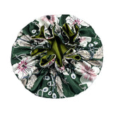 Bonnet de nuit double épaisseur en satin soyeux pour femme, grand bonnet réversible doublé de satin, couvre-chef pour la nuit, accessoires pour cheveux